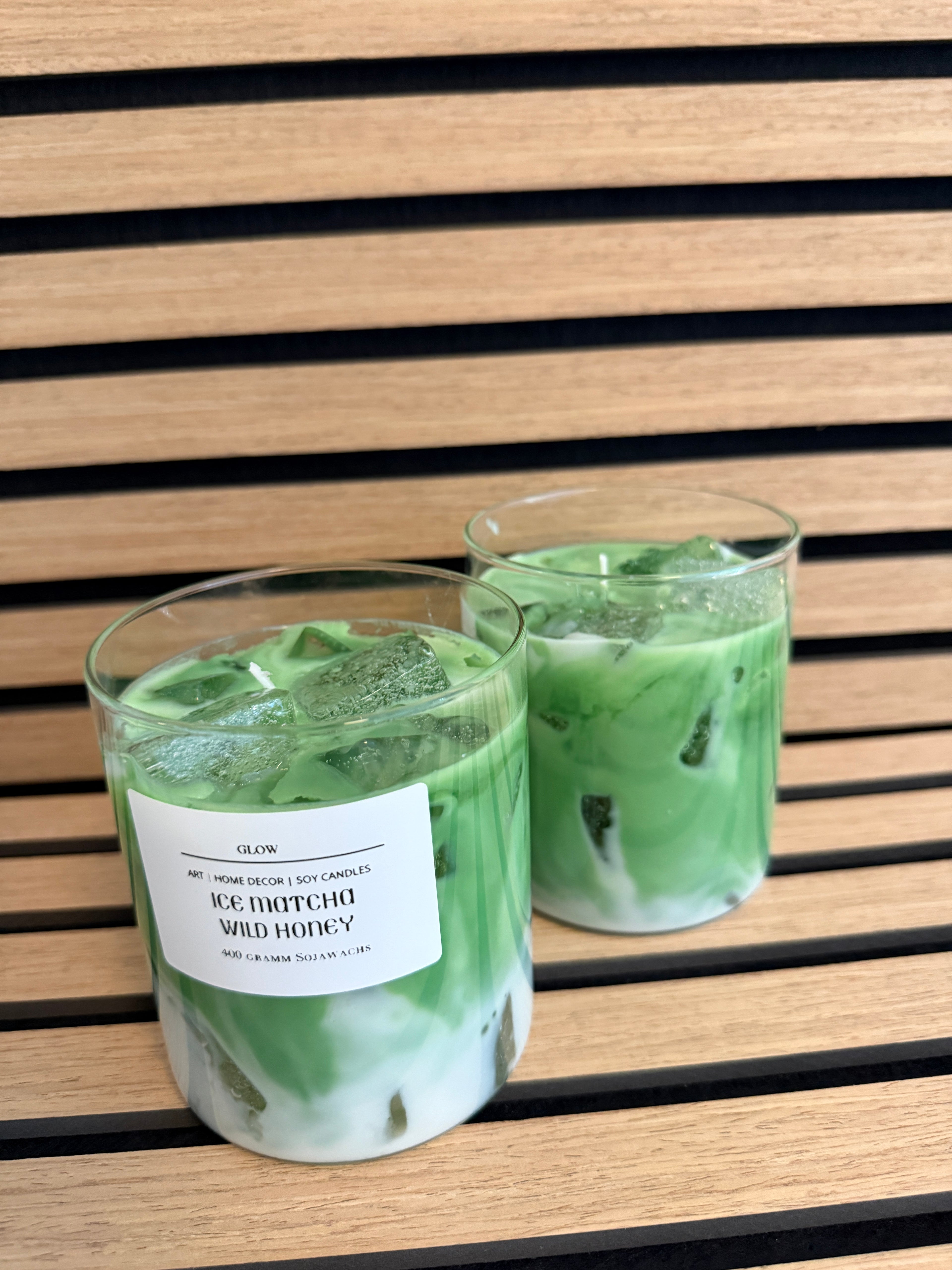 Ice Matcha Wild Honey Kerze