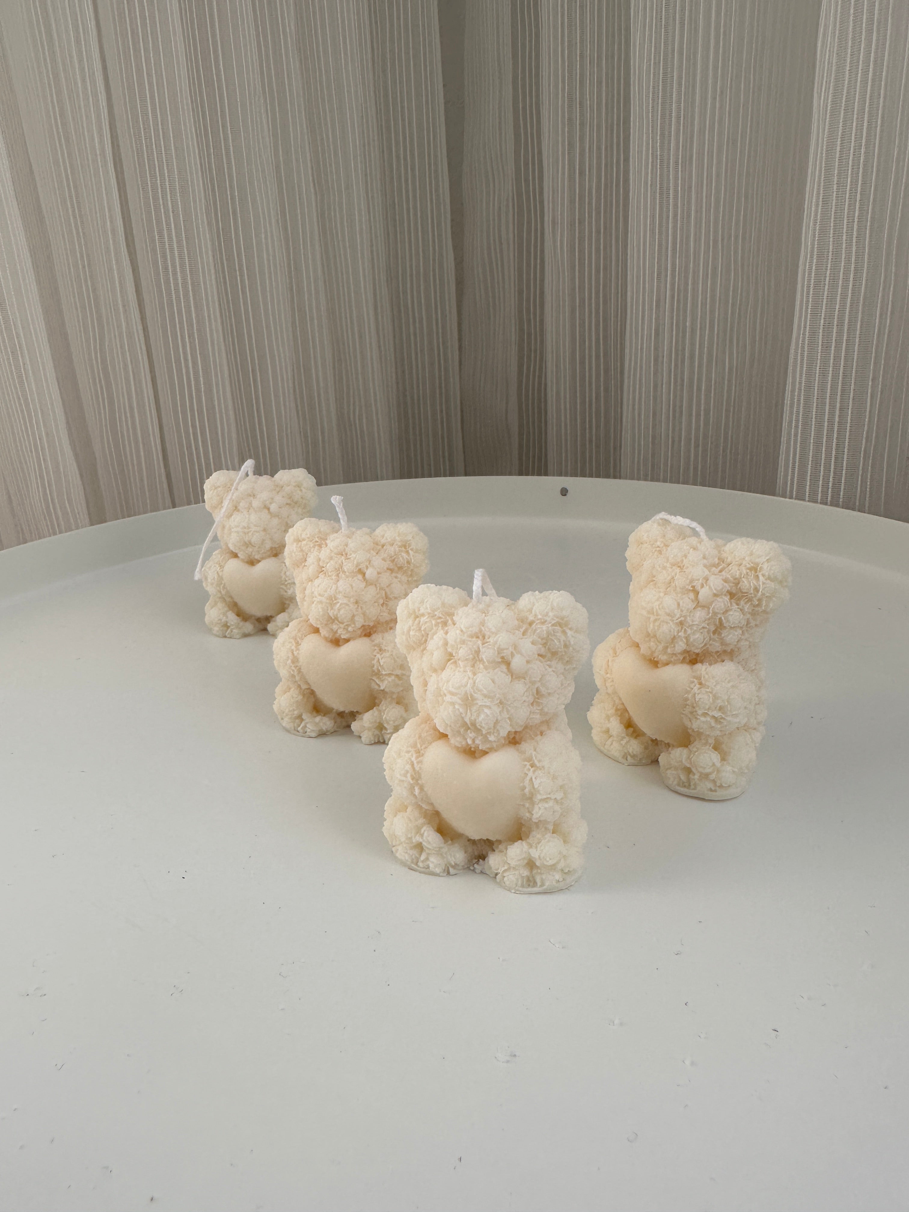 mini Teddybär Kerze