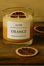 Orange Duftkerze