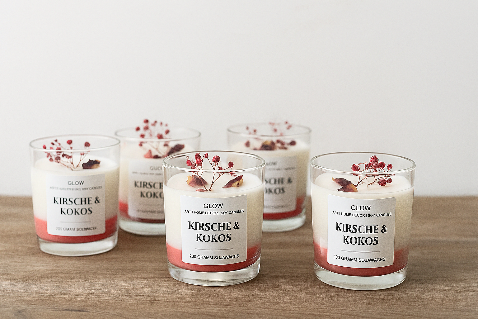 Kirsche & Kokos Duftkerze