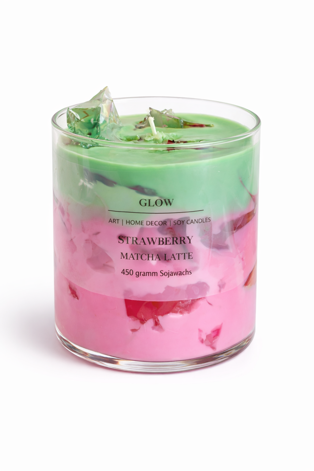 Strawberry Matcha Latte | Kerze