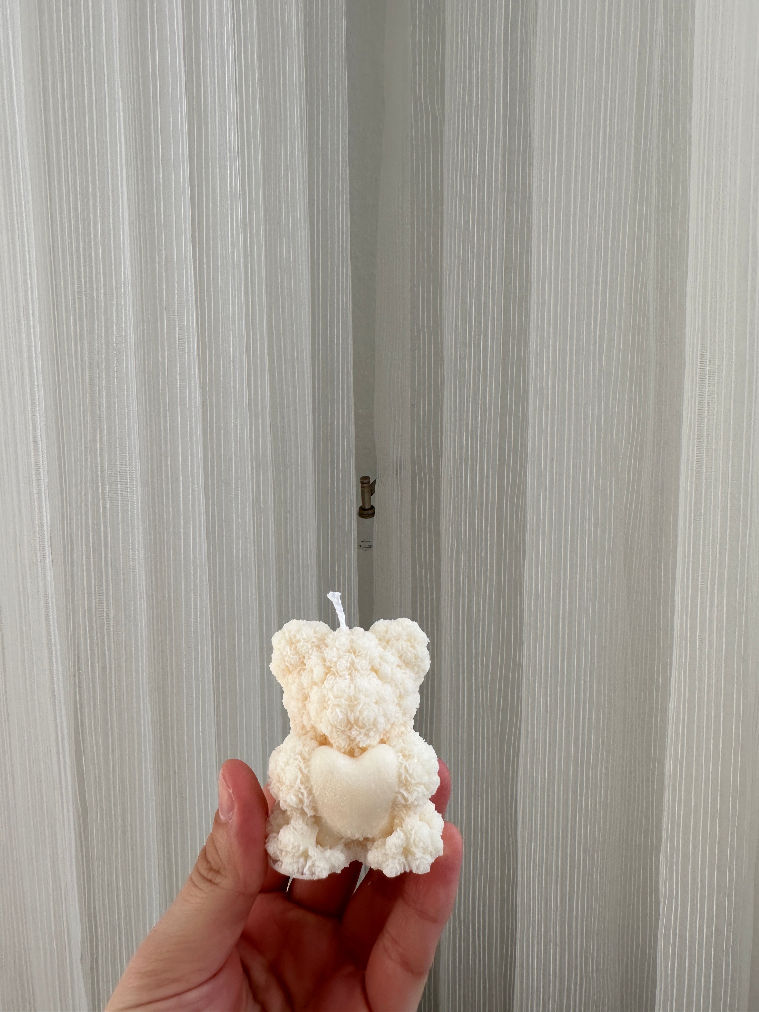 mini Teddybär Kerze